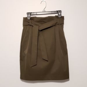 Skirt with Tie Belt